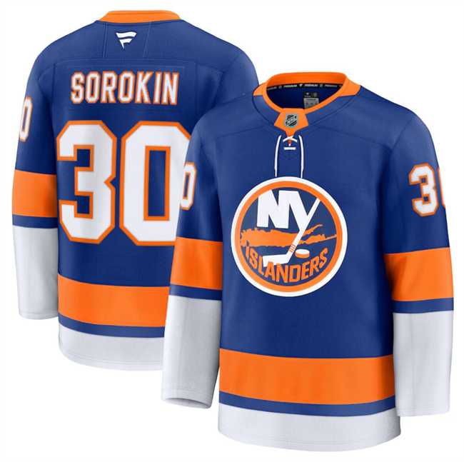Men's New York Islanders #30 Ilya Sorokin Royal 2024-25 Home Stitched Hockey Jersey Dzhi,We sell and wholesale Men's New York Islanders #30 Ilya Sorokin Royal 2024-25 Home Stitched Hockey Jersey Dzhi on line form chian!